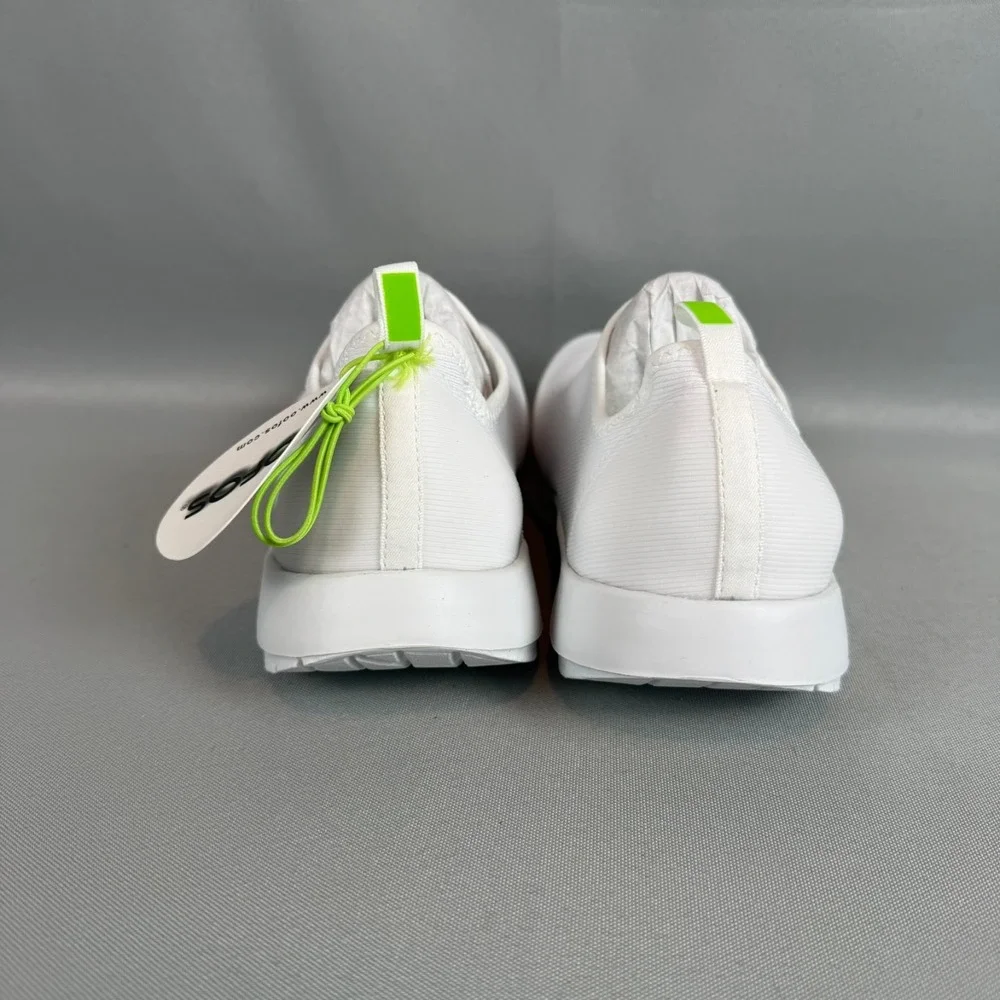 Oofos OOmg Sport Recovery Sneakers Womens 9 White Slip-On Lightweight Shoes NIB